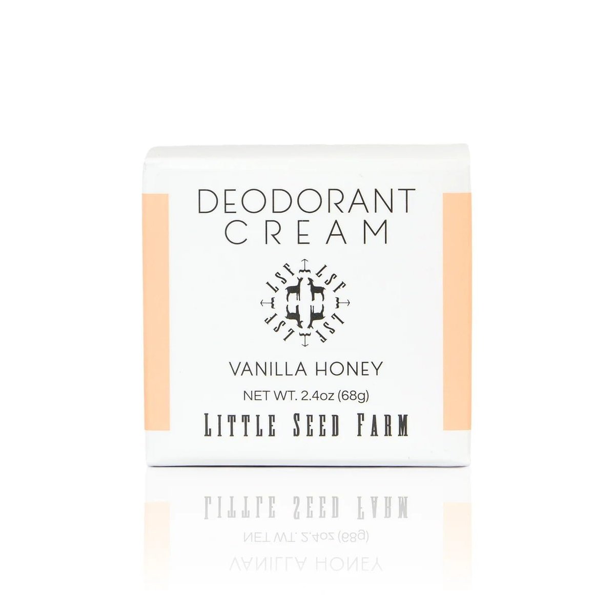 Little Seed Farm All Natural Deodorant Cream - Aluminum Free, Vanilla Honey, 2.4 oz - görsel 1