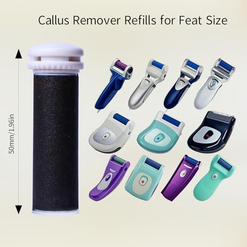 3 Pack Replacement Roller Refills for Emjoi Micro Pedi Callus Remover | Micro Pedi Replacement Rollers | Feet Pedicure Accessories - görsel 6