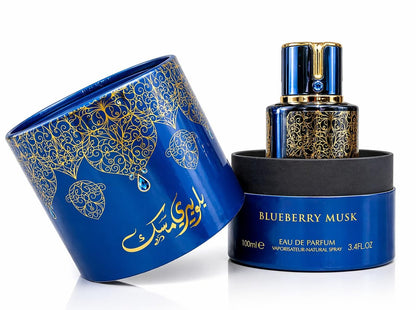 9 O'CLOCK BlueBerry Musk Unisex Perfume - Long Lasting Eau de Parfum for Men and Women, 3.4 Fl Oz Avelisse