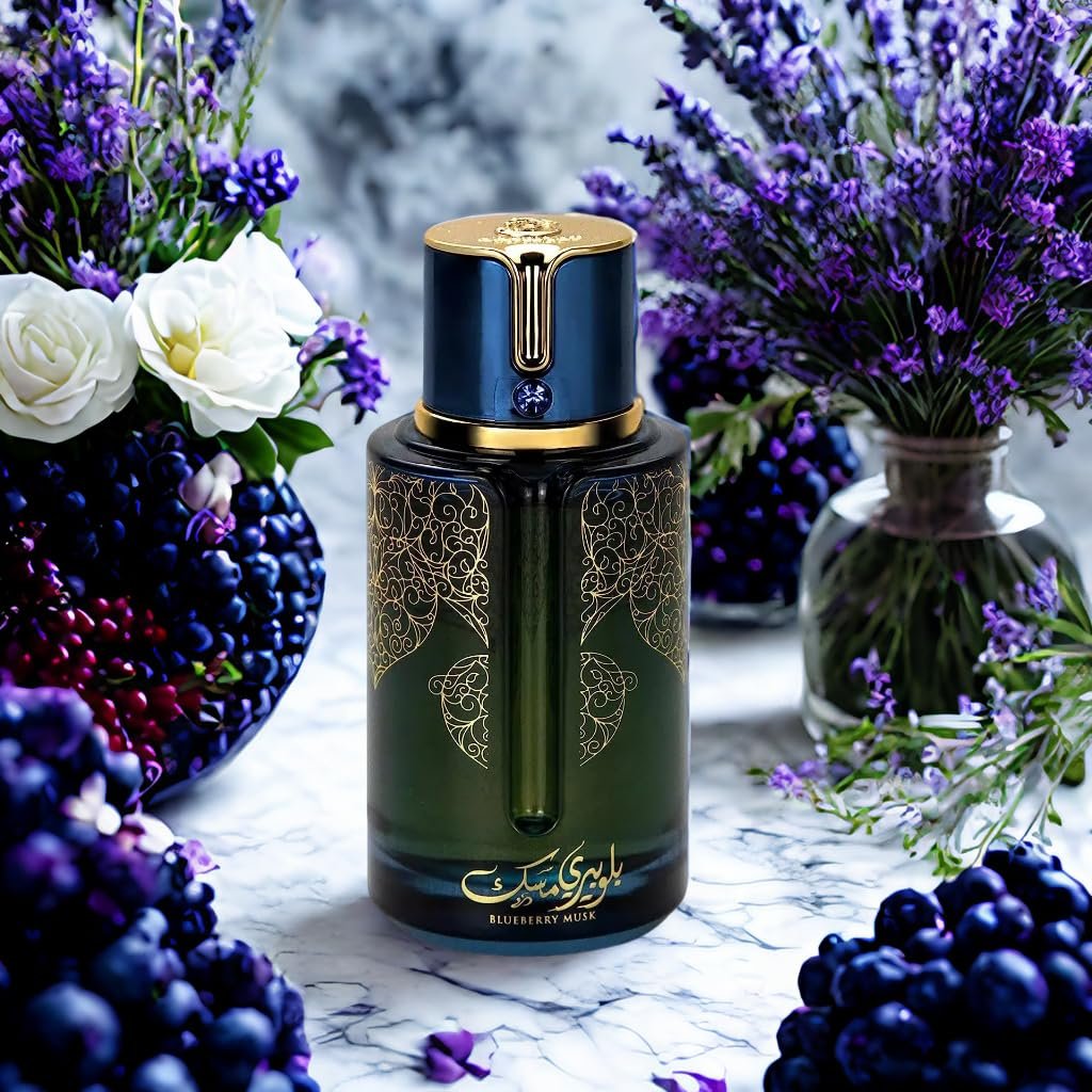 9 O'CLOCK BlueBerry Musk Unisex Perfume - Long Lasting Eau de Parfum for Men and Women, 3.4 Fl Oz Avelisse