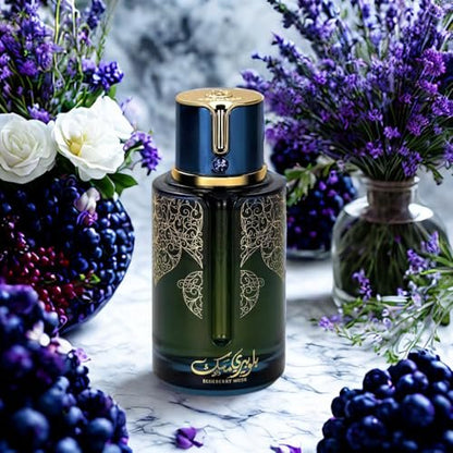 9 O'CLOCK BlueBerry Musk Unisex Perfume - Long Lasting Eau de Parfum for Men and Women, 3.4 Fl Oz Avelisse