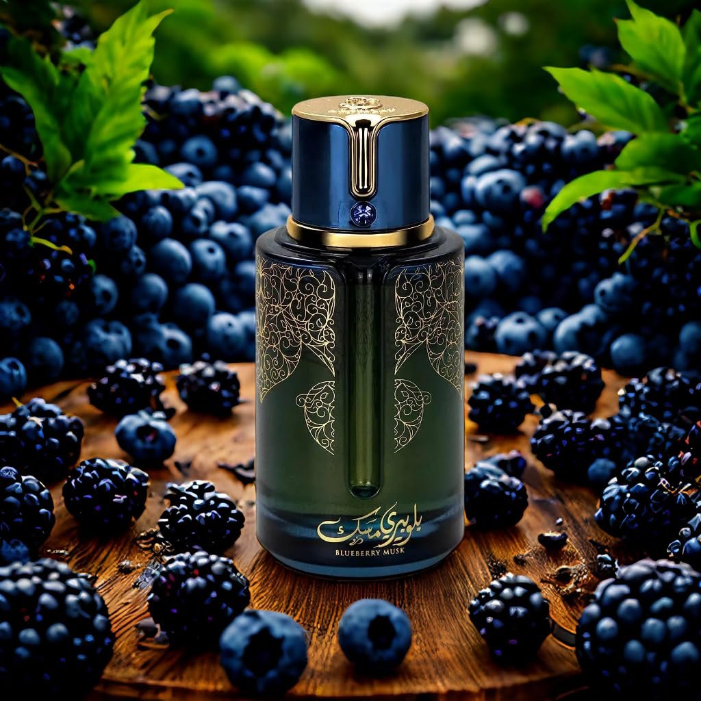 9 O'CLOCK BlueBerry Musk Unisex Perfume - Long Lasting Eau de Parfum for Men and Women, 3.4 Fl Oz Avelisse