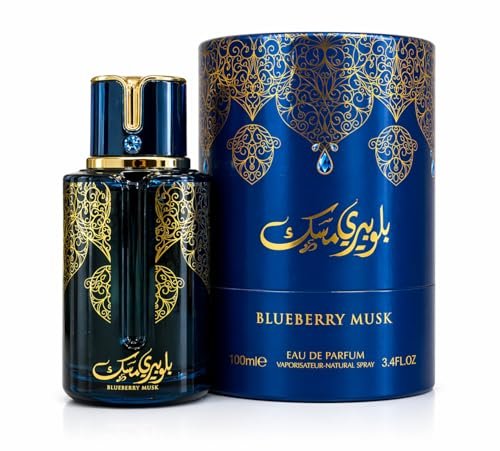 9 O'CLOCK BlueBerry Musk Unisex Perfume - Long Lasting Eau de Parfum for Men and Women, 3.4 Fl Oz Avelisse