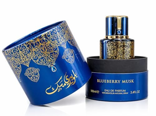 9 O'CLOCK BlueBerry Musk Unisex Perfume - Long Lasting Eau de Parfum for Men and Women, 3.4 Fl Oz Avelisse