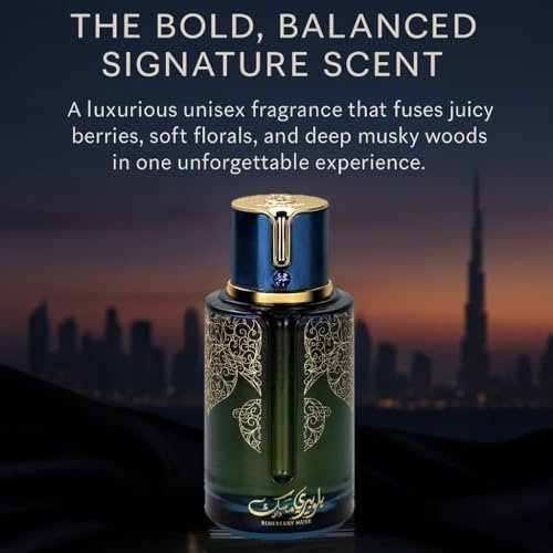 9 O'CLOCK BlueBerry Musk Unisex Perfume - Long Lasting Eau de Parfum for Men and Women, 3.4 Fl Oz Avelisse
