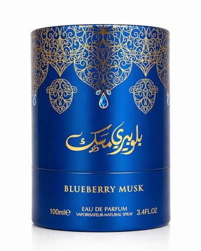 9 O'CLOCK BlueBerry Musk Unisex Perfume - Long Lasting Eau de Parfum for Men and Women, 3.4 Fl Oz Avelisse