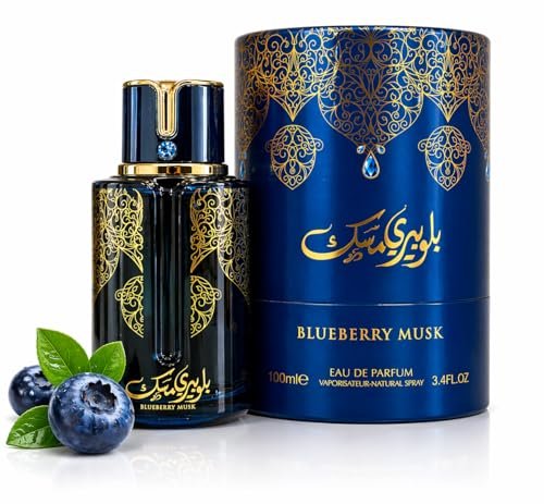 9 O'CLOCK BlueBerry Musk Unisex Perfume - Long Lasting Eau de Parfum for Men and Women, 3.4 Fl Oz Avelisse