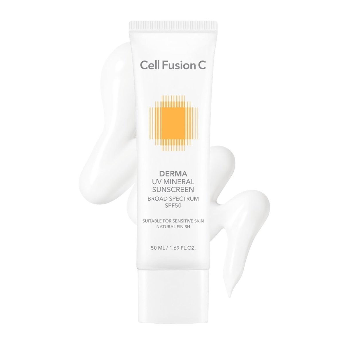 Cell Fusion C Derma UV Mineral Sunscreen SPF 50 - 19% Zinc Oxide, Natural Finish, 50ml / 1.69 fl.oz Avelisse
