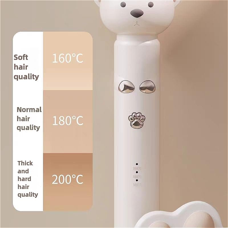 Fully Automatic Curling Stick Lazy Curling Tool - 28 mm Comfort Curler, Electric Rotating Curling Iron for Medium-Length Hair (Pink) - görsel 5