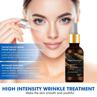 Oyikey Firming Face Serum – Anti-Aging Liquid Serum to Smooth Wrinkles & Fine Lines, 1 Fl Oz