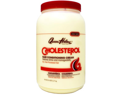 Queen Helene Cholesterol Hair Conditioning Cream – 5 lb Deep Moisture Restores Shine & Manageability for Dry Over-Processed Hair Avelisse