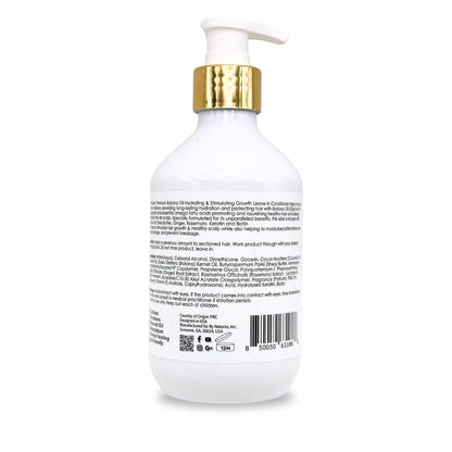 By Natures Batana Oil Hydrating & Stimulating Growth Leave-In Conditioner - Infused with Biotin, Ginger & Rosemary, 12 fl oz Avelisse