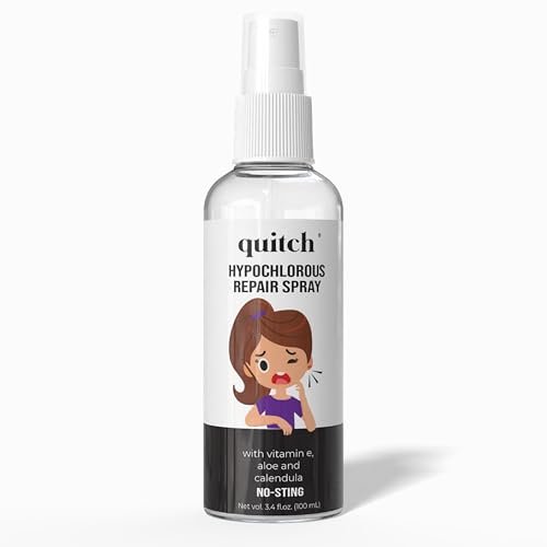 Quitch Piercing Aftercare Spray – Hypochlorous Acid Soothing Cleanser for New & Healing Piercings (Ear, Cartilage, Nose, Body) - görsel 1