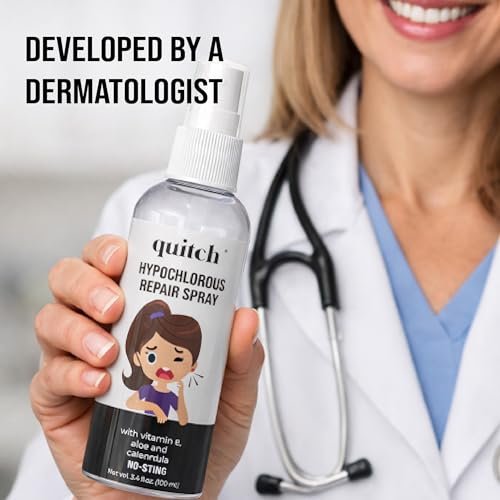 Quitch Piercing Aftercare Spray – Hypochlorous Acid Soothing Cleanser for New & Healing Piercings (Ear, Cartilage, Nose, Body) - görsel 17