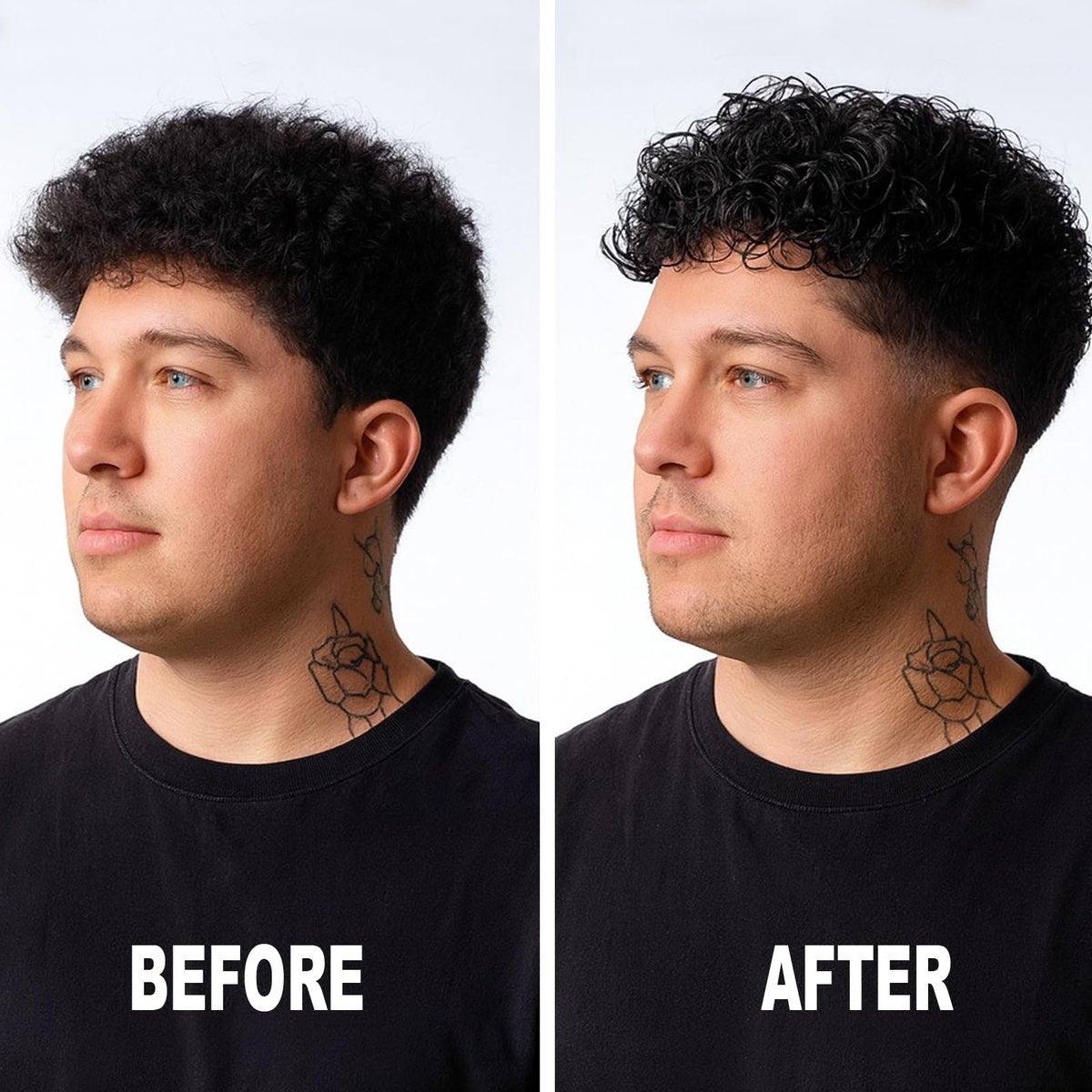 3-in-1 Curl Cream for Men – Defines Curls, Tames Frizz, Smooths & Texturizes Wavy Hair | Sulfate-Free | 3.38 oz - görsel 3