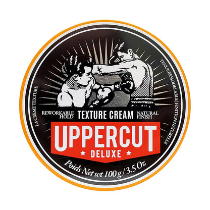 UPPERCUT DELUXE Texture Cream – Flexible, Reworkable Styling Cream for Men – Natural Matte Finish, Pliable Hold, Lightweight Hair Product – 3.5 oz / 100g