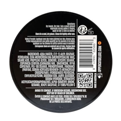 UPPERCUT DELUXE Texture Cream – Flexible, Reworkable Styling Cream for Men – Natural Matte Finish, Pliable Hold, Lightweight Hair Product – 3.5 oz / 100g