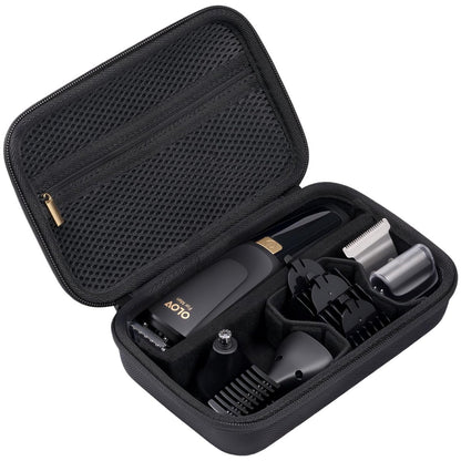 ProCase Hard EVA Travel Case for Electric Hair Clipper Trimmer, Protective Storage Organizer Bag for Beard/Body/Bikini Trimmer & Shaver - Black
