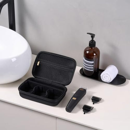 ProCase Hard EVA Travel Case for Electric Hair Clipper Trimmer, Protective Storage Organizer Bag for Beard/Body/Bikini Trimmer & Shaver - Black