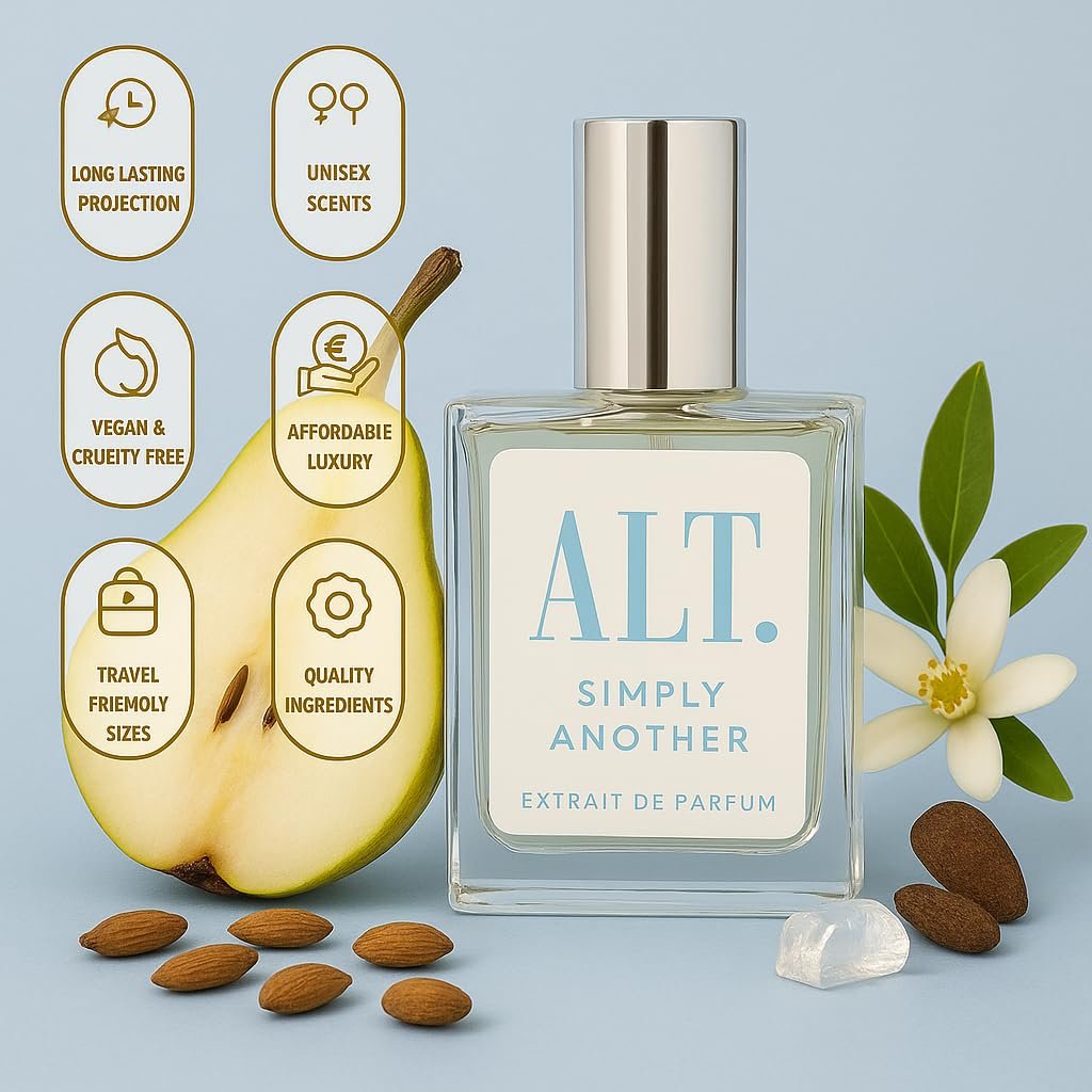 ALT. FRAGRANCES Simply Another - Inspired by Another 13 Scent, Unisex Extrait de Parfum, Long Lasting Musky Clean Perfume for Men & Women, 60ml Avelisse