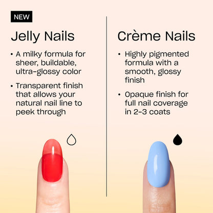 OPI Nail Lacquer 4PC Mini Pack | 4 Crème Summer Shades | Chip Resistant Nail Polish Gift Set | Make 'Em Jelly! Collection Summer 2025 Avelisse