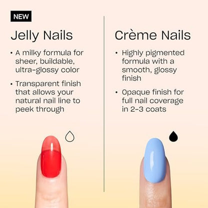 OPI Nail Lacquer 4PC Mini Pack | 4 Crème Summer Shades | Chip Resistant Nail Polish Gift Set | Make 'Em Jelly! Collection Summer 2025 Avelisse