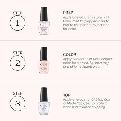 OPI Nail Lacquer 4PC Mini Pack | 4 Crème Summer Shades | Chip Resistant Nail Polish Gift Set | Make 'Em Jelly! Collection Summer 2025 Avelisse