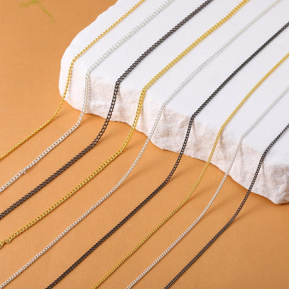 JIYIN 12 Strips Metal Nail Chain Charms - Gold, Silver, Gray 3D Nail Art Chains with Box for DIY Manicure