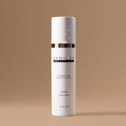 DRMTLGY Hydration Booster 10X – Hyaluronic Acid Serum for Intense Hydration & Skin Plumping – With Soybean, Green Tea & Aloe – Reduces Fine Lines & Boosts Moisturizer Absorption – 1.8 fl oz Avelisse