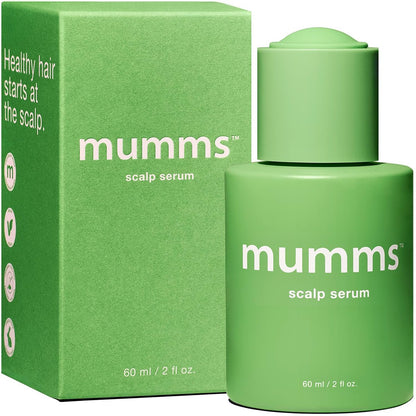 mumms Scalp Serum – Hair Growth Treatment with Saw Palmetto & Ginger Root, 2 fl oz, Daily Use for Thicker, Fuller Hair Avelisse