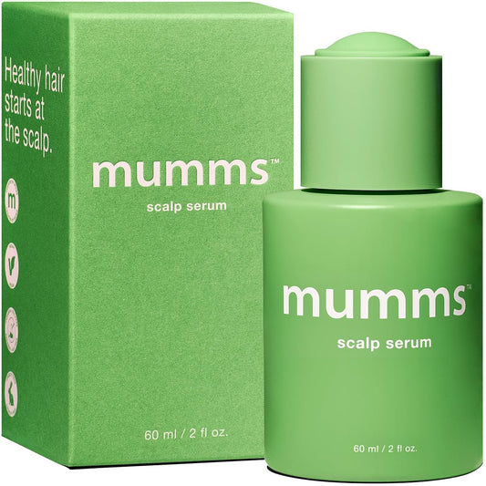 mumms Scalp Serum – Hair Growth Treatment with Saw Palmetto & Ginger Root, 2 fl oz, Daily Use for Thicker, Fuller Hair Avelisse