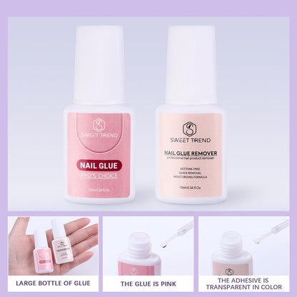 Beginners Nail Kit Acrylic Set: Professional Ultra-fine Acrylic Powder Kit with Everything - Starter Set with 600 Nail Tips, Glitter Powder, Nail Glue & Remover - Nail Art Supplies for DIY Home Salon Avelisse