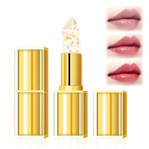 EOIRULA 2-Pack Transferproof Color Changing Lipstick - Gold Foil Moisturizing Lip Gloss with Deep Nourishment Avelisse