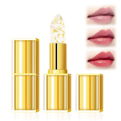 EOIRULA 2-Pack Transferproof Color Changing Lipstick - Gold Foil Moisturizing Lip Gloss with Deep Nourishment Avelisse