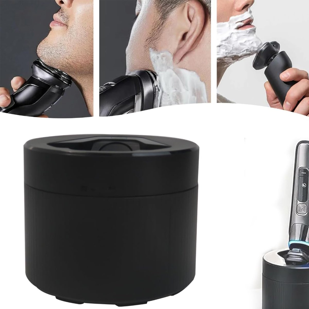 Replacement Quick Cleaning Pod Compatible with Philips Norelco 2nd Generation Series 7000, 9000, and 5000 Angular Polygon Shavers Avelisse