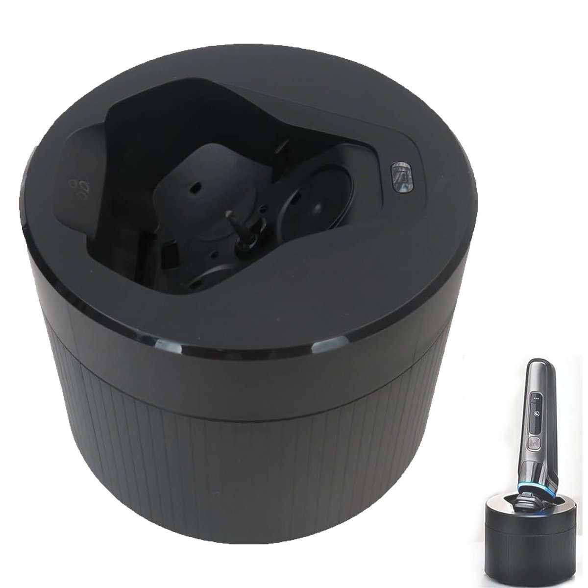 Replacement Quick Cleaning Pod Compatible with Philips Norelco 2nd Generation Series 7000, 9000, and 5000 Angular Polygon Shavers Avelisse