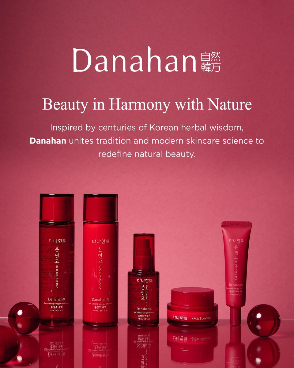 DANAHAN Bonyongo Red Ginseng Vinegar Toner – Rich Essence Toner for Dry & Mature Skin | 6-Year Fermented Ginseng for Anti-Aging & pH Balance | Korean Hanbang Skincare, 5.07 fl oz Avelisse