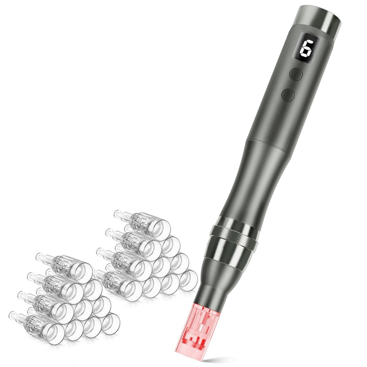 0.25mm Microneedle Derma Roller Pen for Face – Glemme Microneedling Roller for Home Use Avelisse