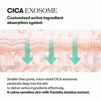 VT COSMETICS PDRN Cica Exosome Ampoule - Firming Serum with Peptide & Ceramide for Anti-Aging, Wrinkle Care, Plumping, Hydration & Radiant Glow - Korean Skincare (1.01 fl. oz.) Avelisse
