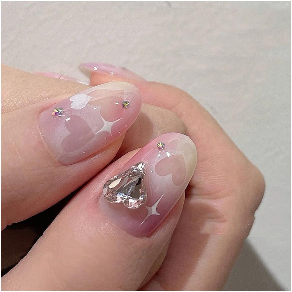 24 Sheets Heart Butterfly Flower Moon Stars Hollow French Art Airbrush Stencil Nail Stickers for Nail Art Manicure DIY Decorations - görsel 5
