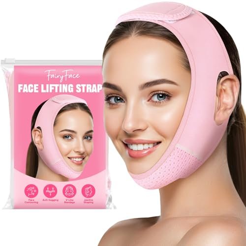 FairyFace V-Face Slimming Strap - Reusable Chin Strap for Sleeping, V Line Lifting Mask, Double Chin Reducer - görsel 2