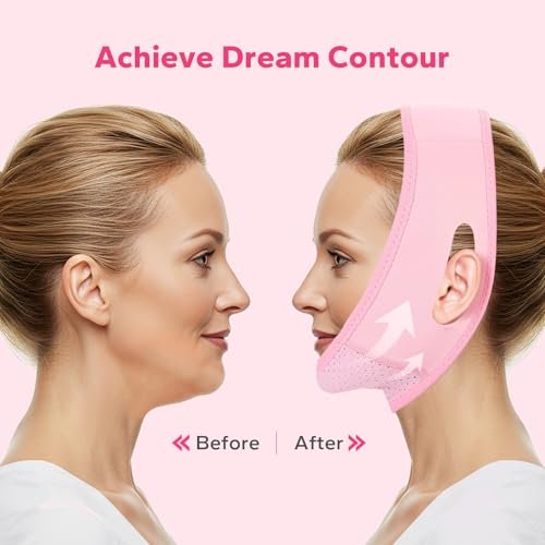 FairyFace V-Face Slimming Strap - Reusable Chin Strap for Sleeping, V Line Lifting Mask, Double Chin Reducer - görsel 8