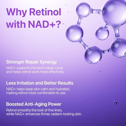numbuzin No.9 NAD+ Retinol Eye Cream - Depuffing & Firming Eye Serum for Dark Circles, Wrinkles & Fine Lines with Peptides & Niacinamide, 0.33 fl oz Avelisse