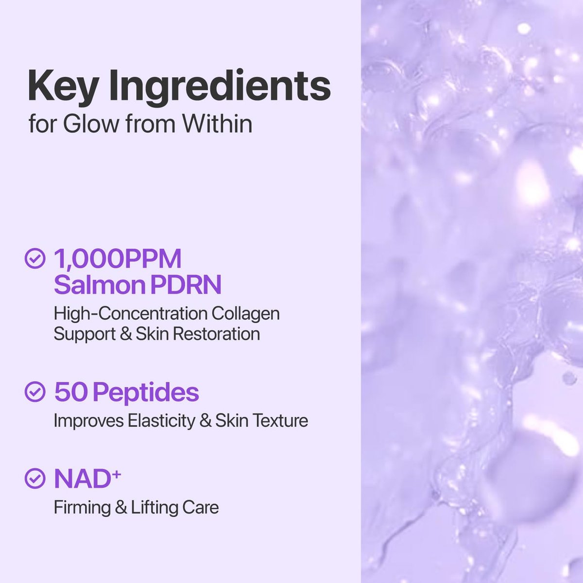 numbuzin No.9 NAD+ Salmon PDRN Glow Boosting Toner - Hydrating & Firming Korean Toner for Wrinkles, Fine Lines & Dull Skin, Peptides & Salmon PDRN for Radiance, 5.07 fl oz Avelisse