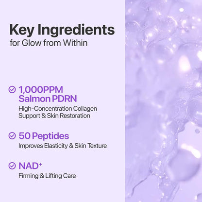 numbuzin No.9 NAD+ Salmon PDRN Glow Boosting Toner - Hydrating & Firming Korean Toner for Wrinkles, Fine Lines & Dull Skin, Peptides & Salmon PDRN for Radiance, 5.07 fl oz Avelisse