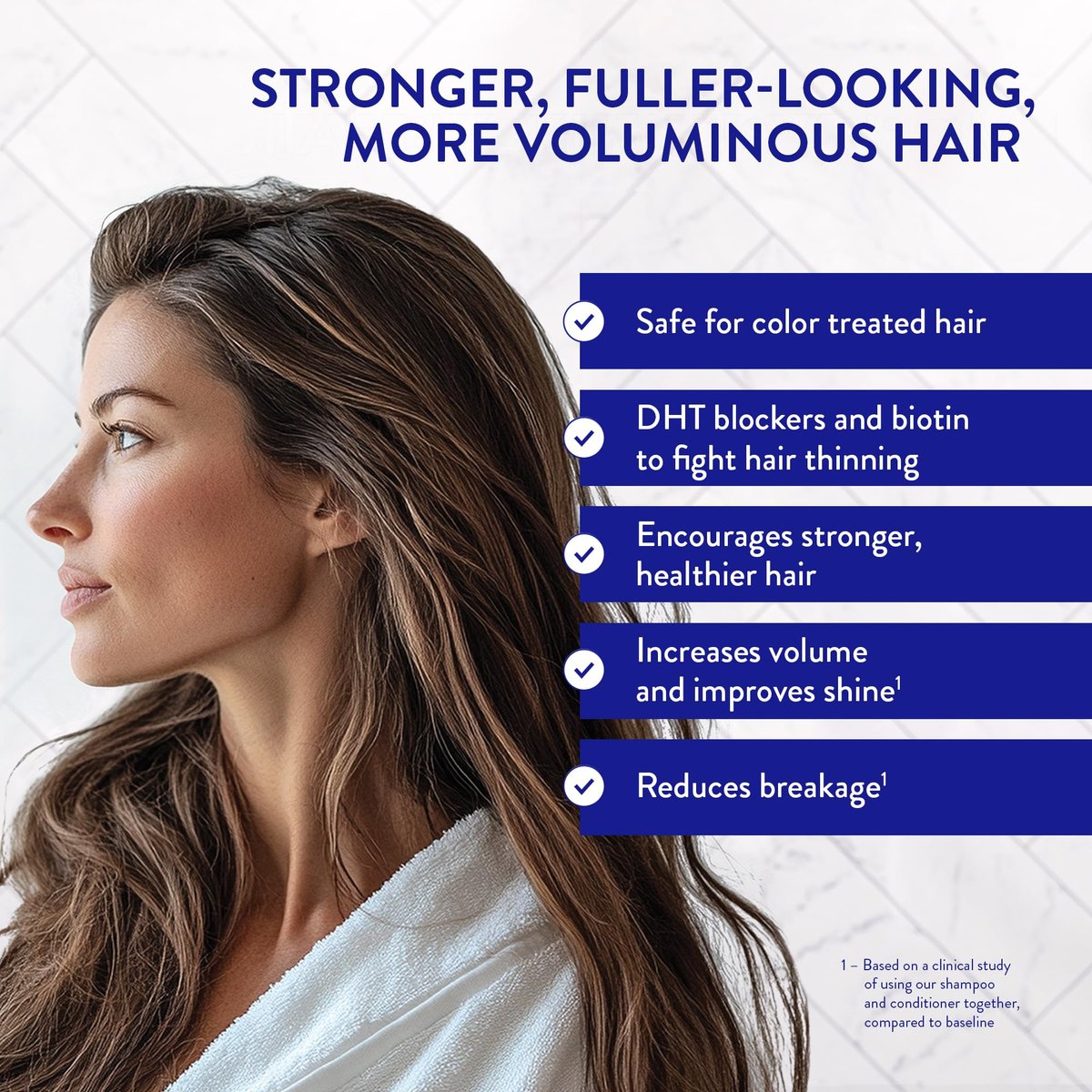 Routine Wellness Shampoo and Conditioner Set with Hair Serum for Thinning Hair - DHT Blocker for Women & Men - Color Safe Hair Loss Shampoo for Healthier Hair - Coconut & Vanilla Scent - 9.67 Fl Oz Each (3-Piece Set) Avelisse