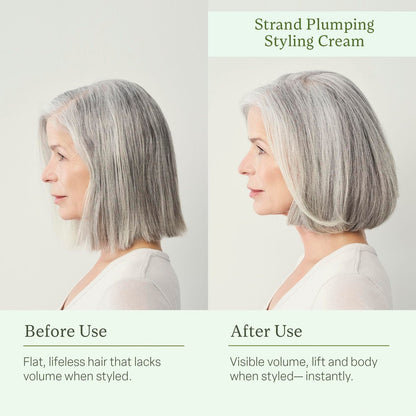 divi Strand Styling Cream – Hair Thickening Treatment for Fine Hair, Volumizing & Frizz Control (1 fl oz) Avelisse