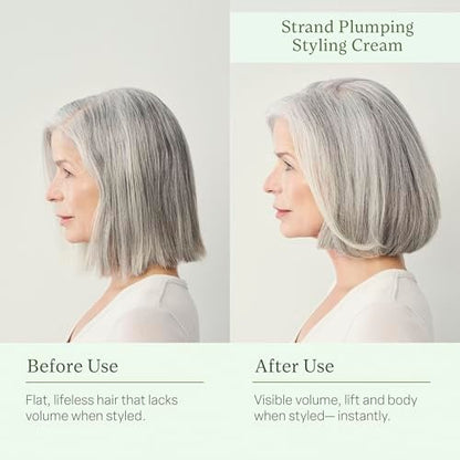 divi Strand Styling Cream – Hair Thickening Treatment for Fine Hair, Volumizing & Frizz Control (1 fl oz) Avelisse