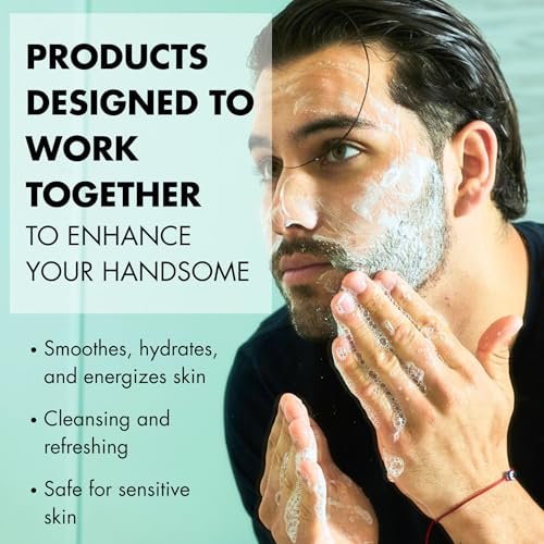 Tiege Hanley Basic Skin Care Set for Men: Hydrating Face Wash & Daily Moisturizer with SPF 20 Avelisse