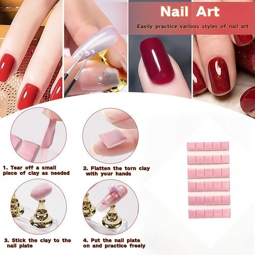 15-Piece Nail Art Brushes Set with 5 Dotting Pens & Stand Holder – Professional Nail Design Kit for DIY Manicure & Salon Use (Pink) - görsel 10